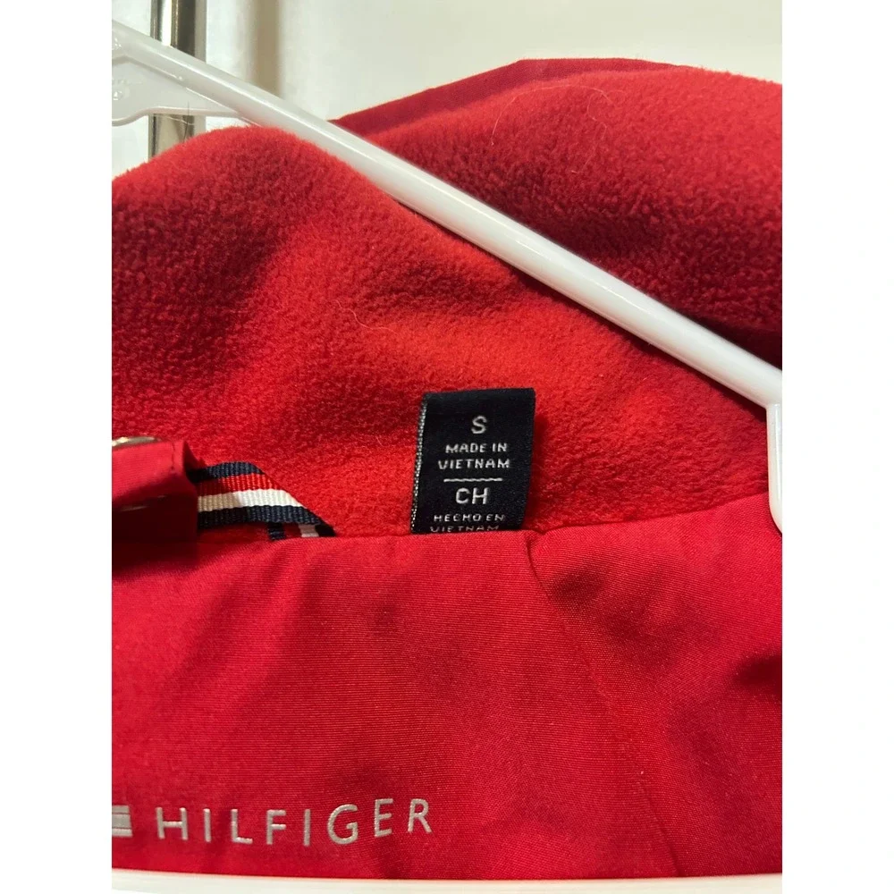 Tommy Hilfiger Mens 3-in-1‎ All Weather System Jacket Red Navy Blue Hooded Small